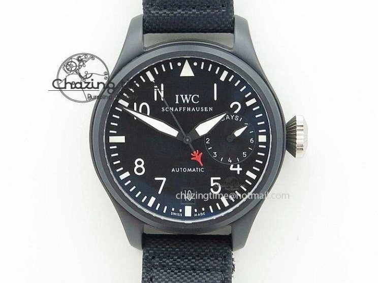 MIROTIME 0302 Big Pilot IW329802 M+F 1:1 Best Edition Green Dial on Green Nylon Strap MY Unique 7002